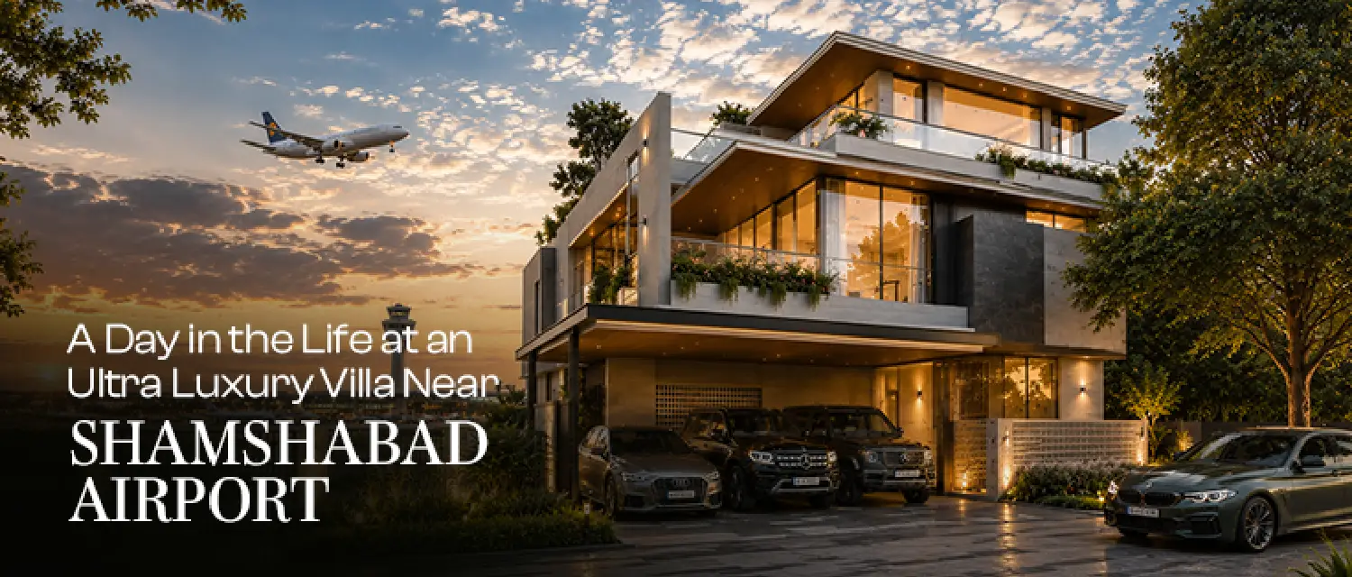 A Day in the Life of the Valley Villas by Future trends near Shamshabad Airport.